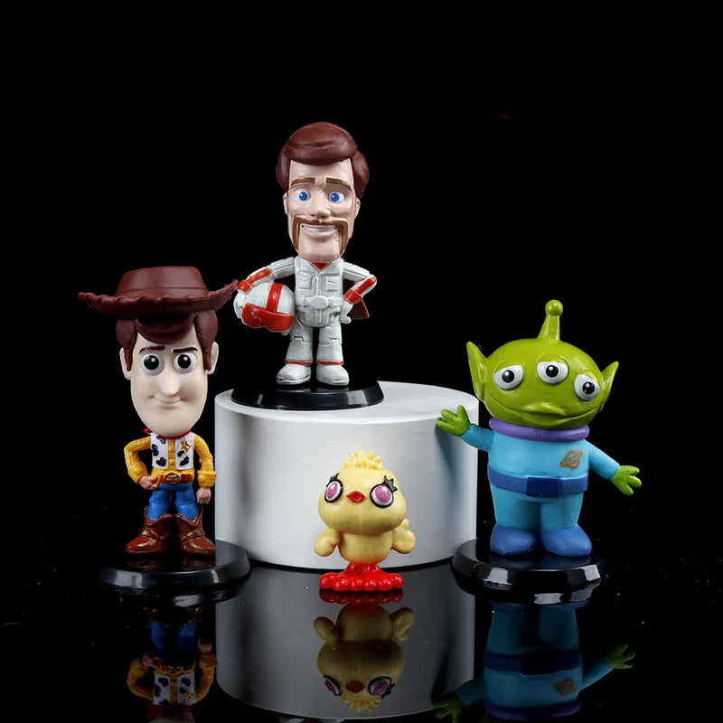 10Pcs Anime Toy Story Boneca PVC Colecionável Modelo