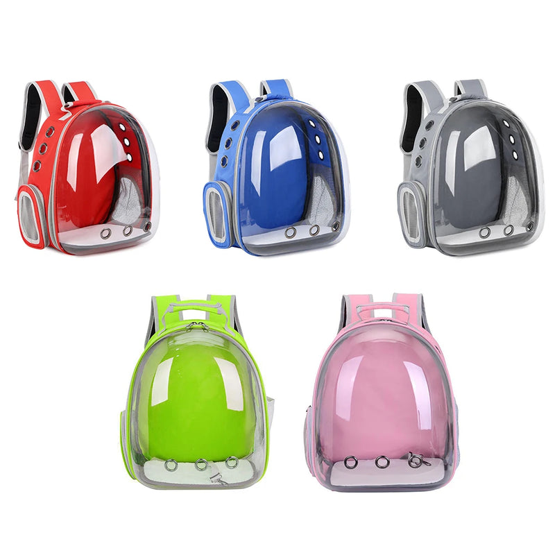 Bolsa de transporte para gatos, bolsa de ombro para animais de estimação, mochila respirável,