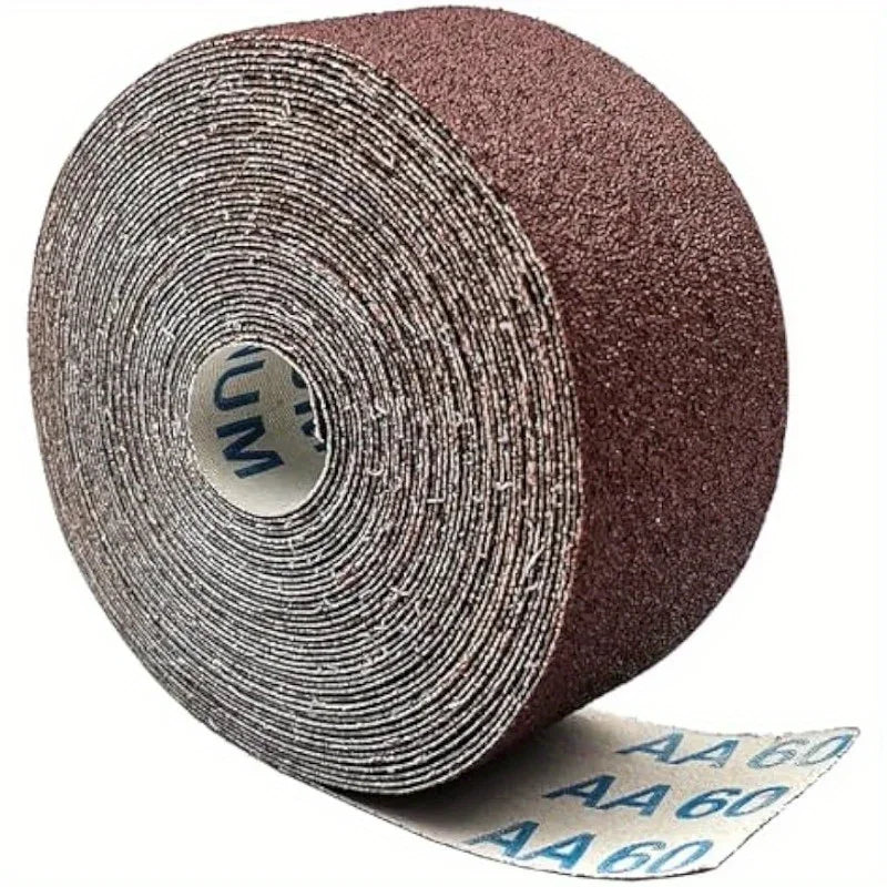 60-600 Grit Sandpaper Roll 2" X 32.8 Feet Emery Cloth Roll Abrasive Sand Paper Roll for Wood Furniture Metal